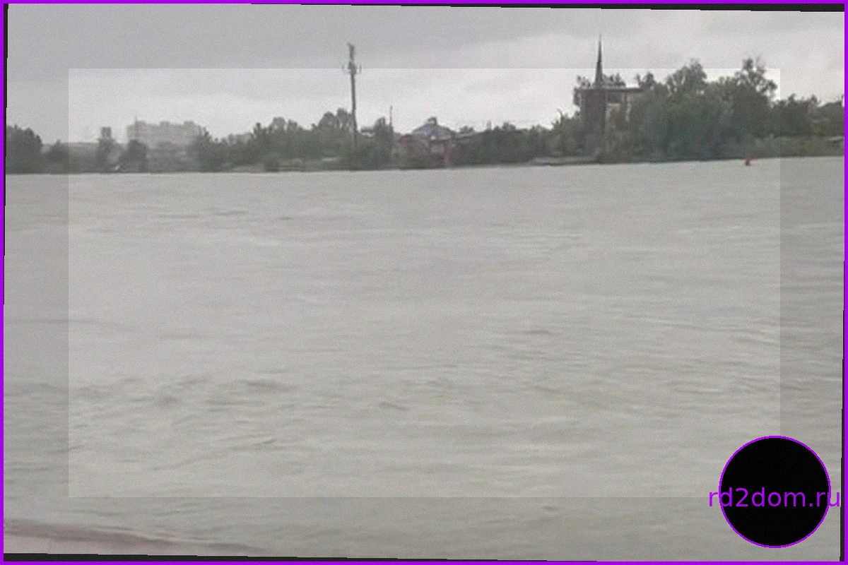 Набережные Краснодара Ушли Под Воду Из-за Сильных Дождей